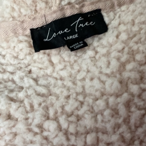 Teddy bear three length jacket, size large - Picture 3 of 4